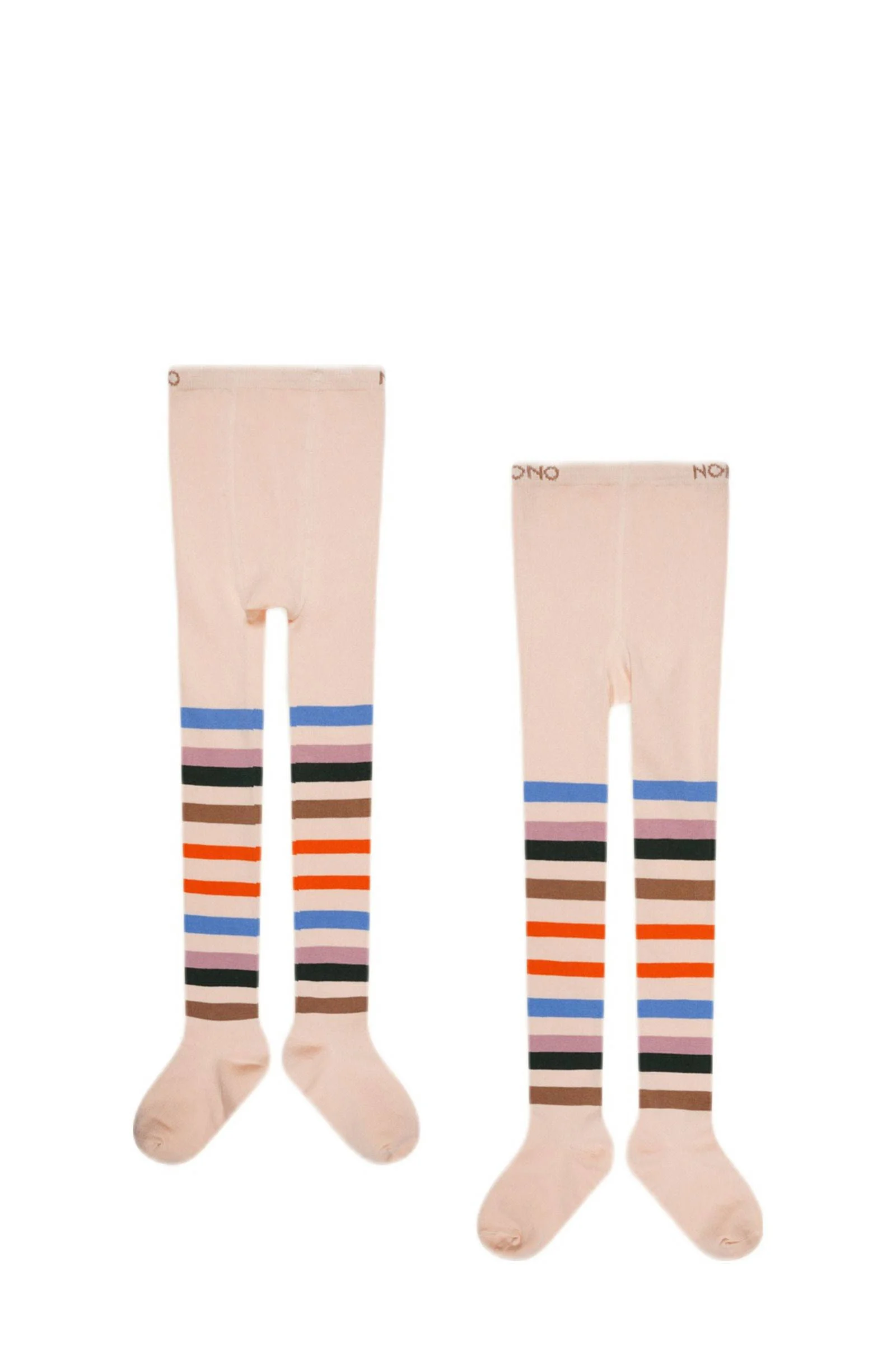 NONO maillot met streepdessin lichtroze/multicolor