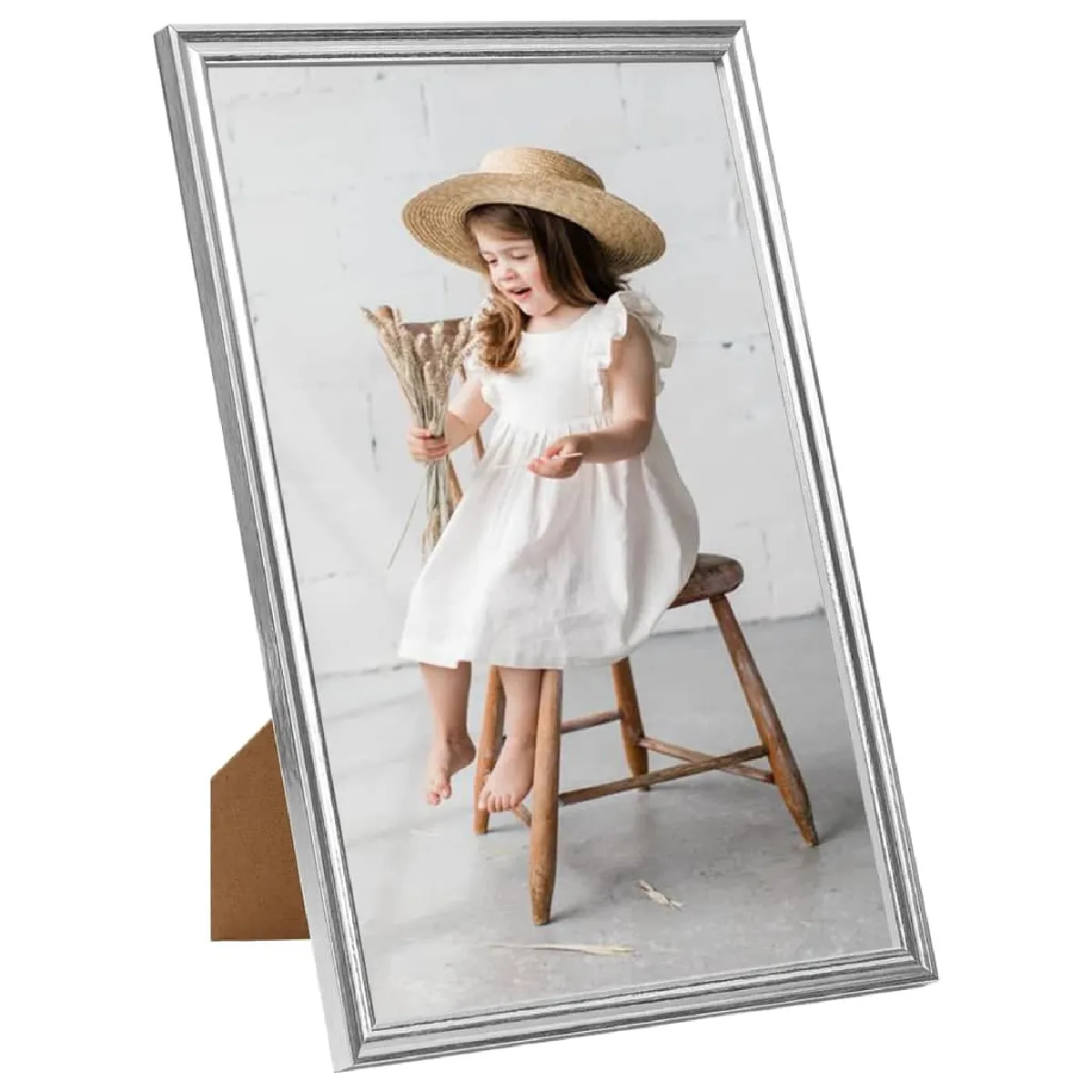 vidaXL Collage cadres 3 pcs 21x29.7 cm argenté