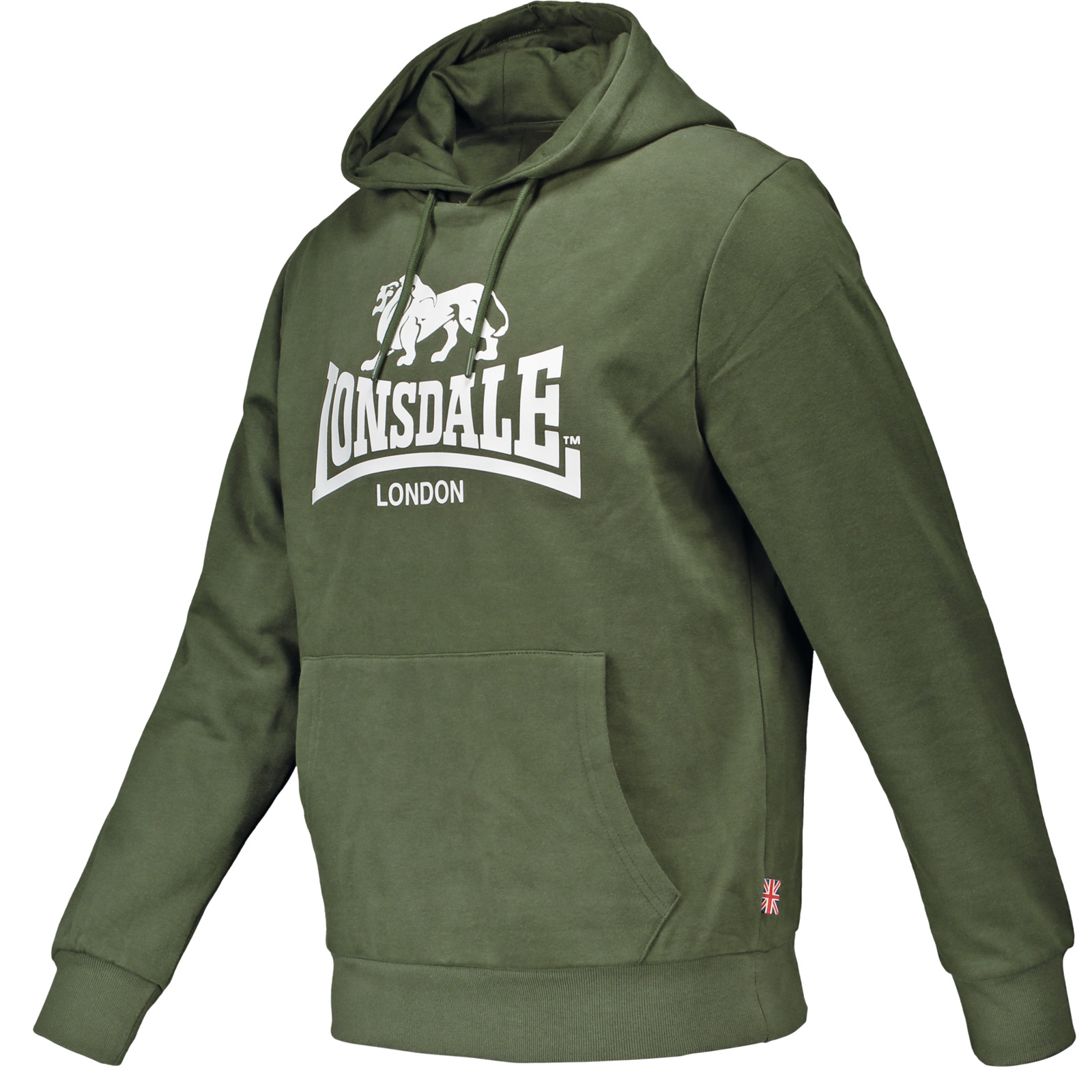 Lonsdale Herren-Sweathoodie XXL, olive
