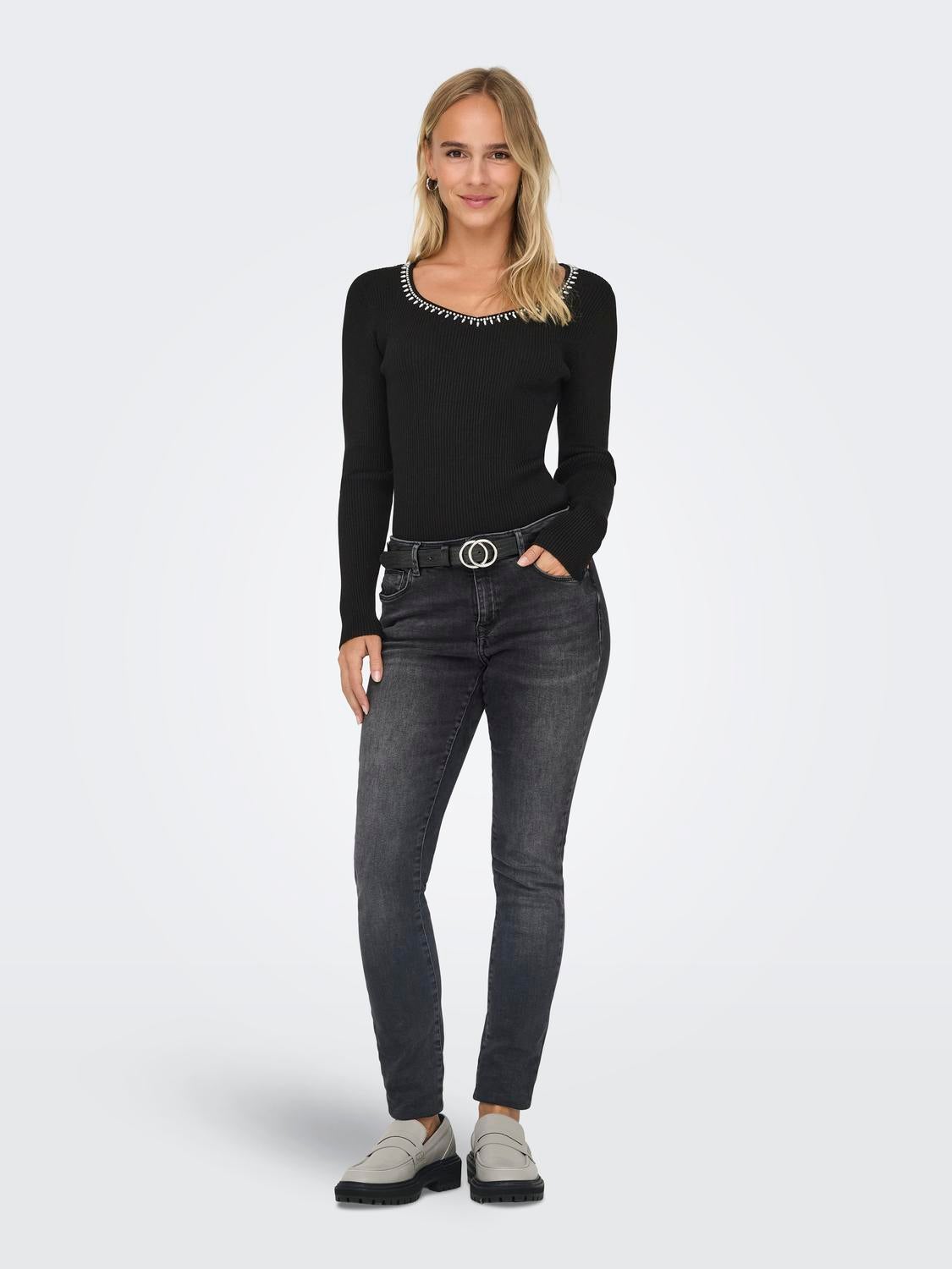 ONLEMMA Strickpullover Black