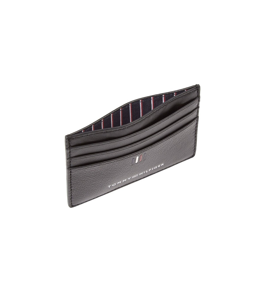 Porta-cartões Tommy Hilfiger Black Central