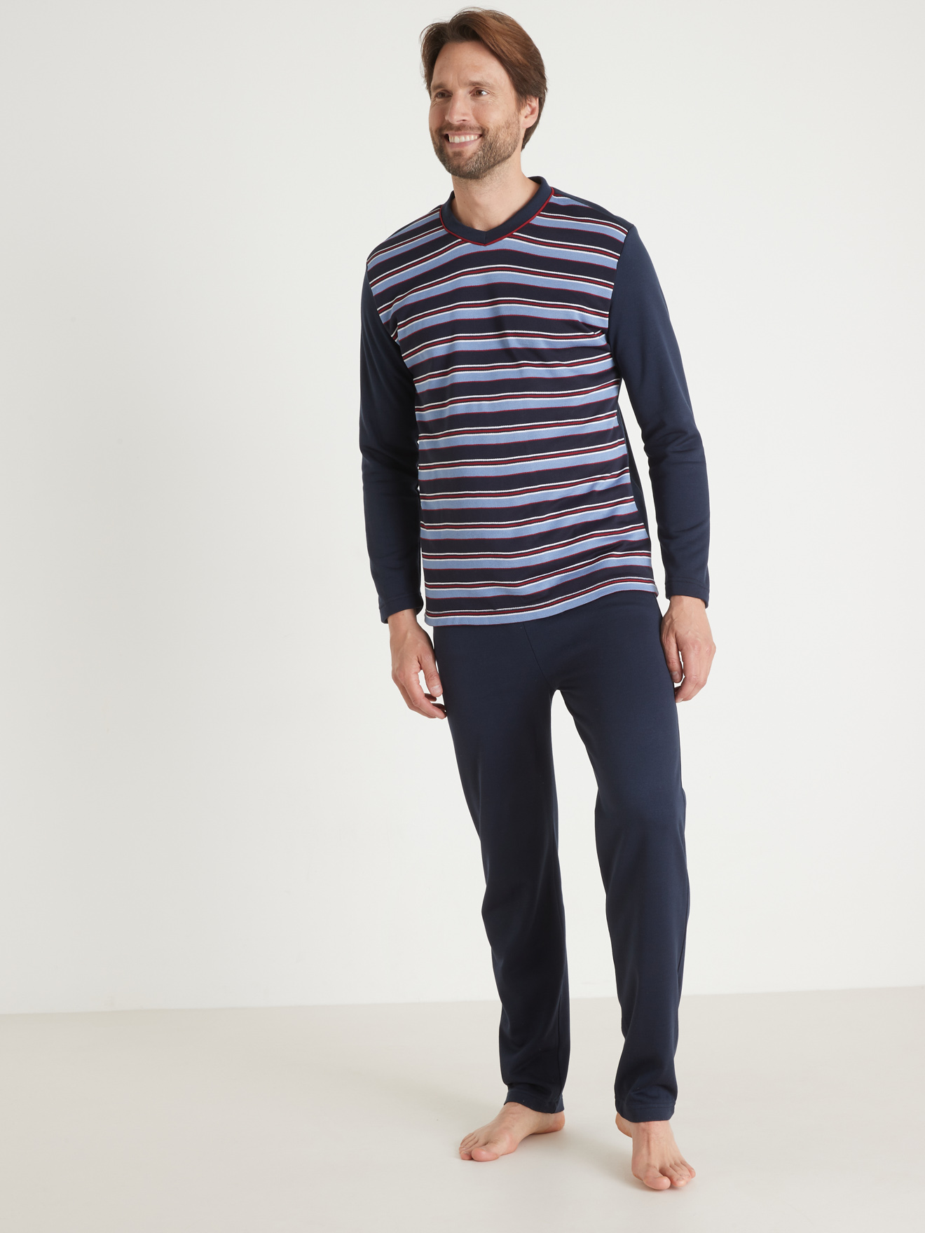 Pyjama manches longues chaud