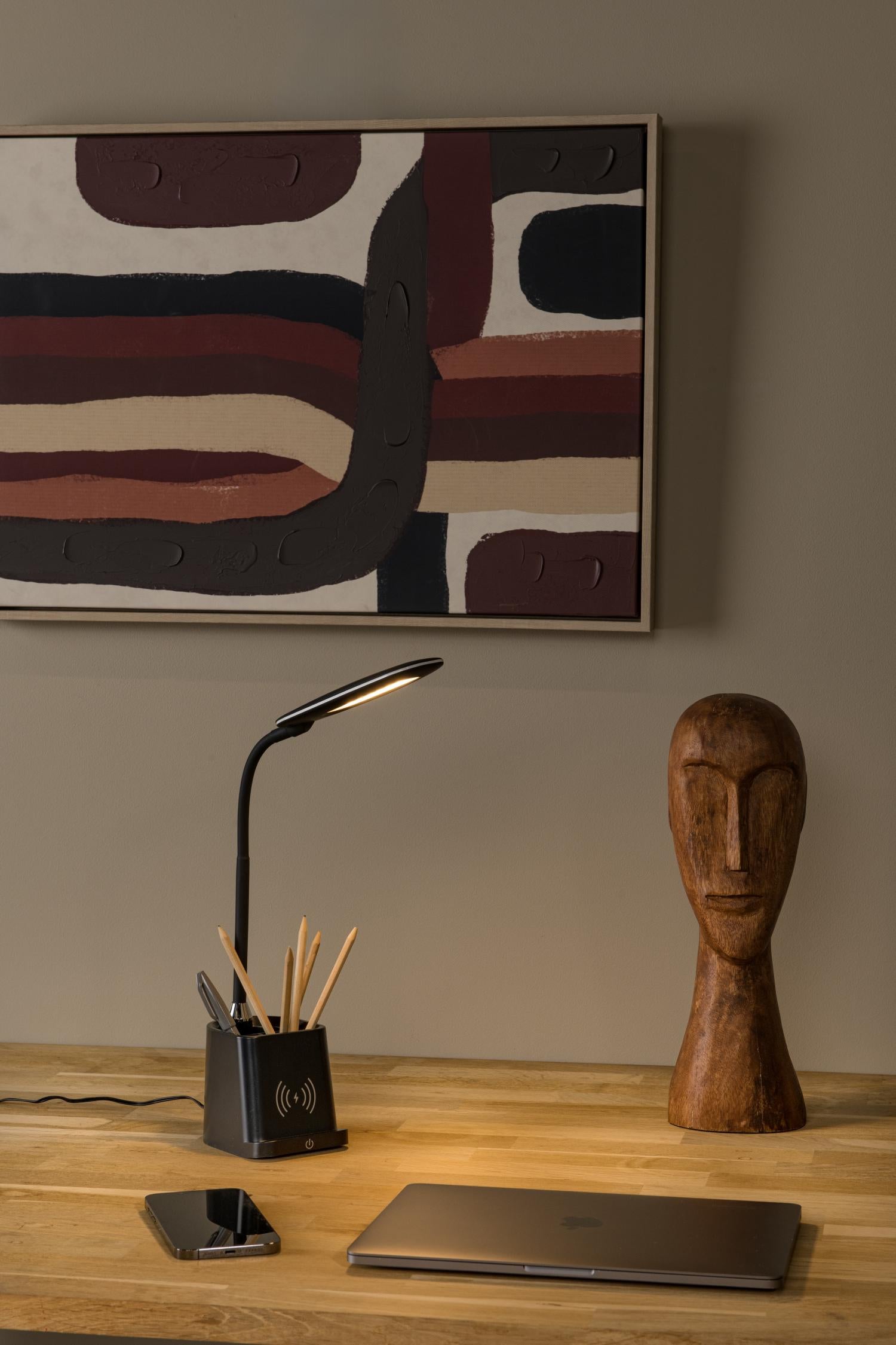 Lucide PENNY Bureaulamp - Zwart