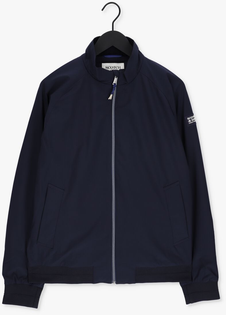 SCOTCH & SODA donkerblauwe scotch & soda jack classic harrington soft-shell jacket