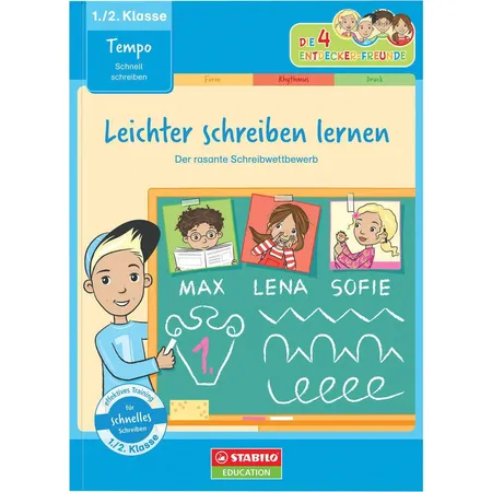 Schreibmotorik Übungshefte für Kinder in der 1./2. Klasse - STABILO Leichter schreiben lernen - Tempo