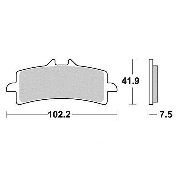 Sifam - Plaquettes de frein S9100N