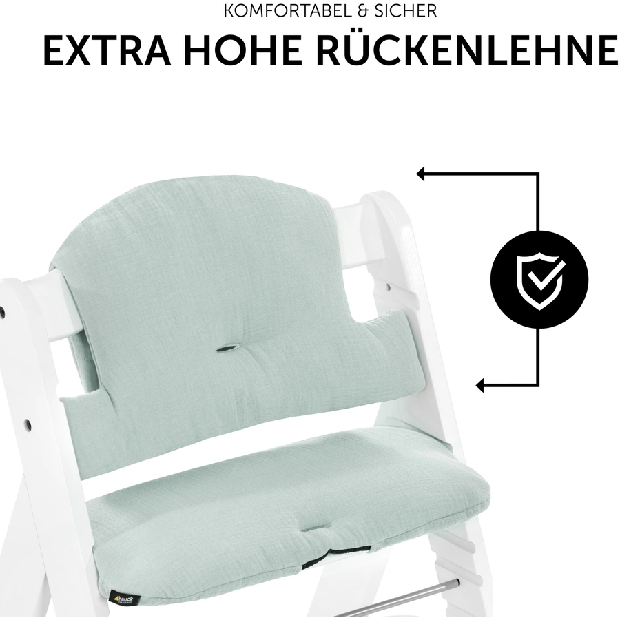hauck Hochstuhlauflage Select Muslin Mint