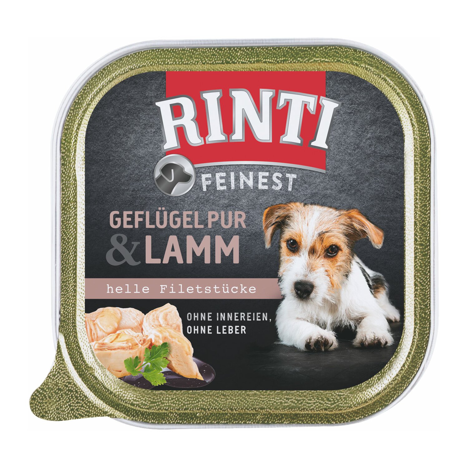 RINTI Nassfutter Feinest  - 150g - Geflügel/Lamm