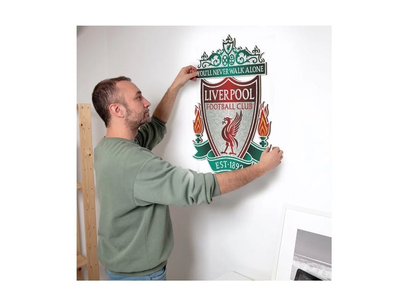 Iconic Puzzle Liverpool FC – Logo Offiziell lizenziertes Holzpuzzle, Grösse M