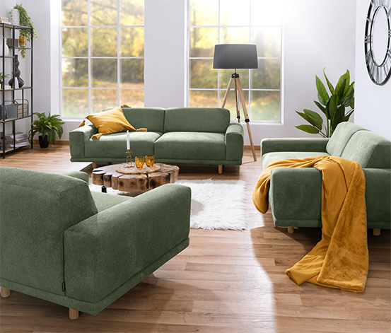 Sofa 2,5-Sitzer »Penelope«, moosgrün