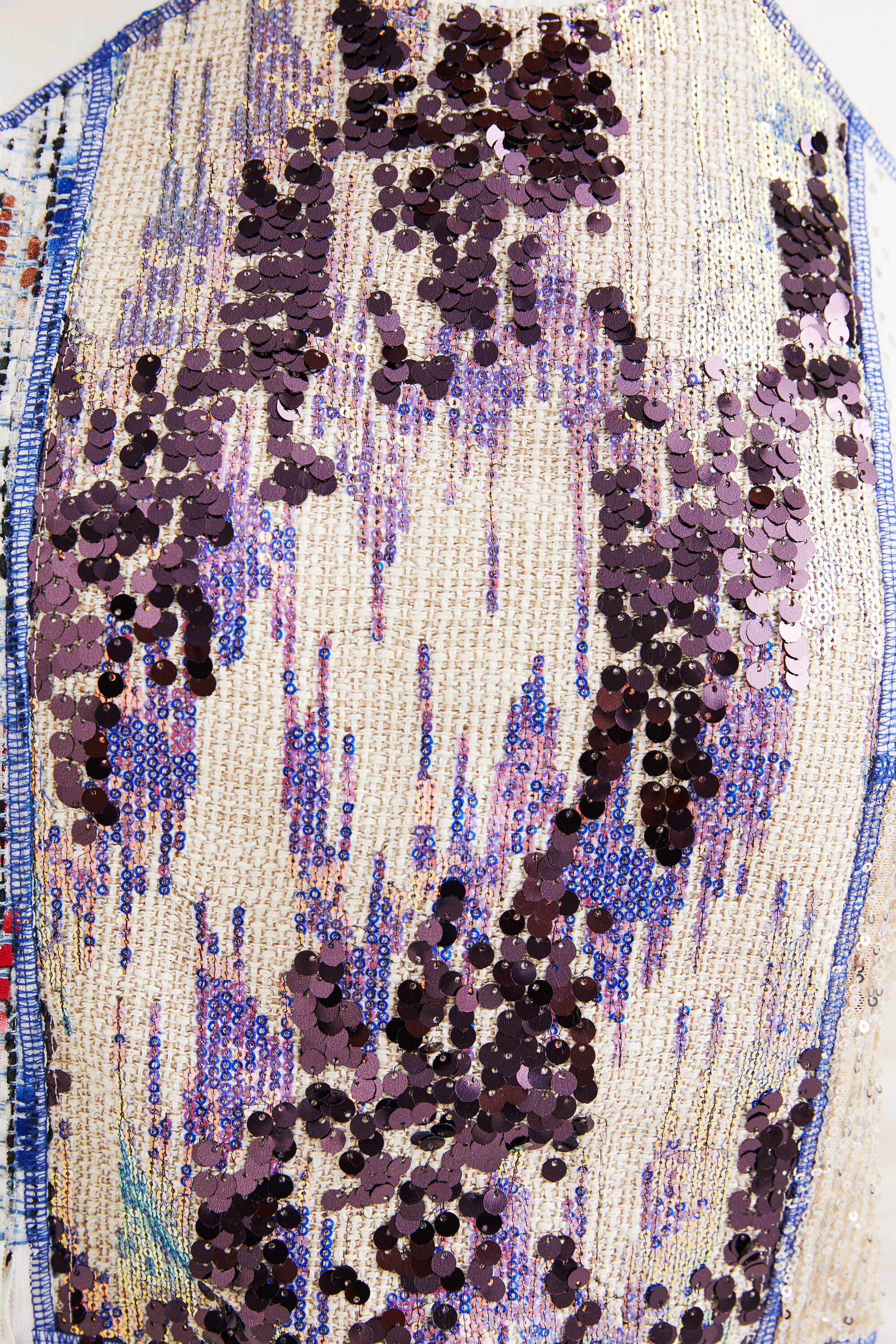Sweat-shirt patchwork tissus