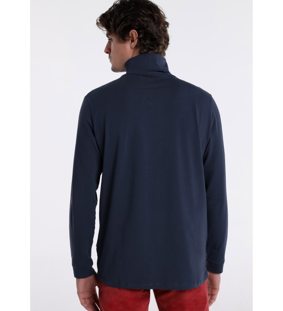 Camiseta básica de gola alta Bendorff