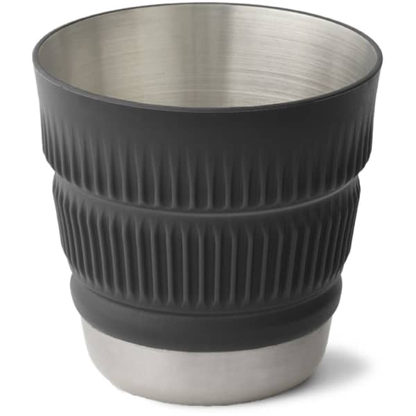 Vaisselle randonnée SEA TO SUMMIT DETOUR STAINLESS STEEL COLLAPSIBLE MUG BLACK