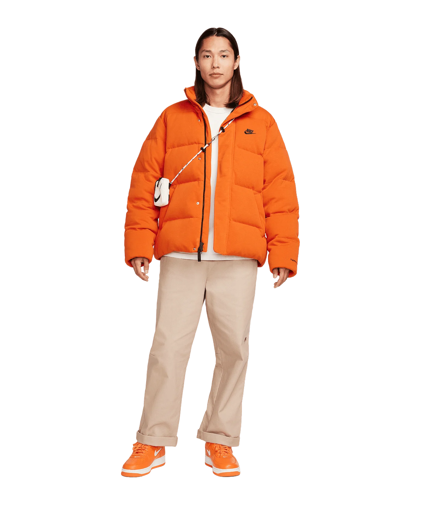 Nike Tech Fleece Jacke Orange F893