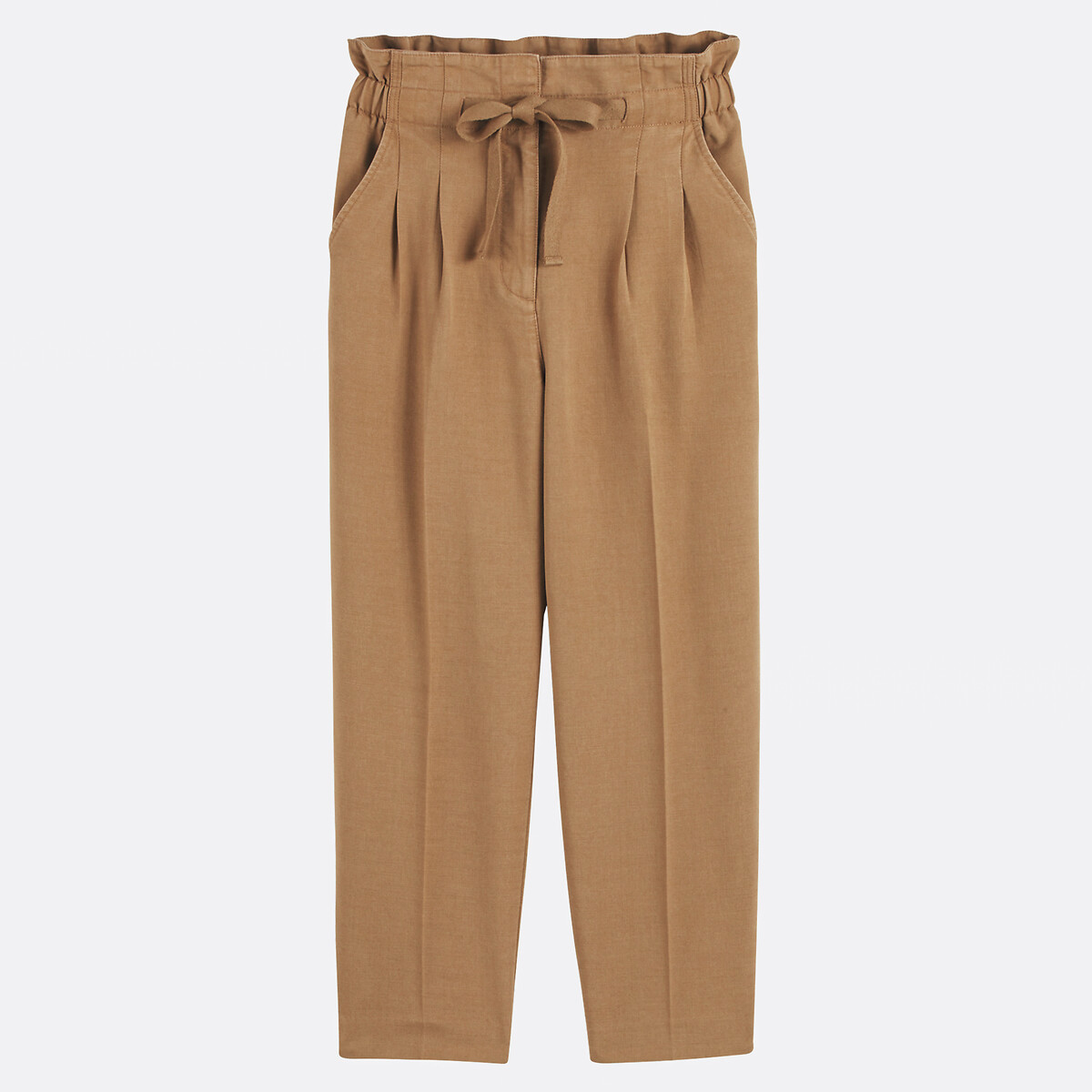 COLEÇÃO LA REDOUTE<br>Calças cenoura de cintura alta
