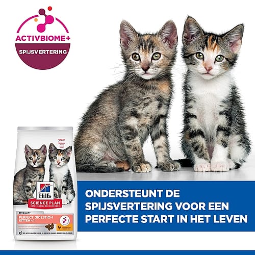 Hill's Science Plan Perfect Digestion Kittenvoer Kip & Rijst 7 kg | 12600.2