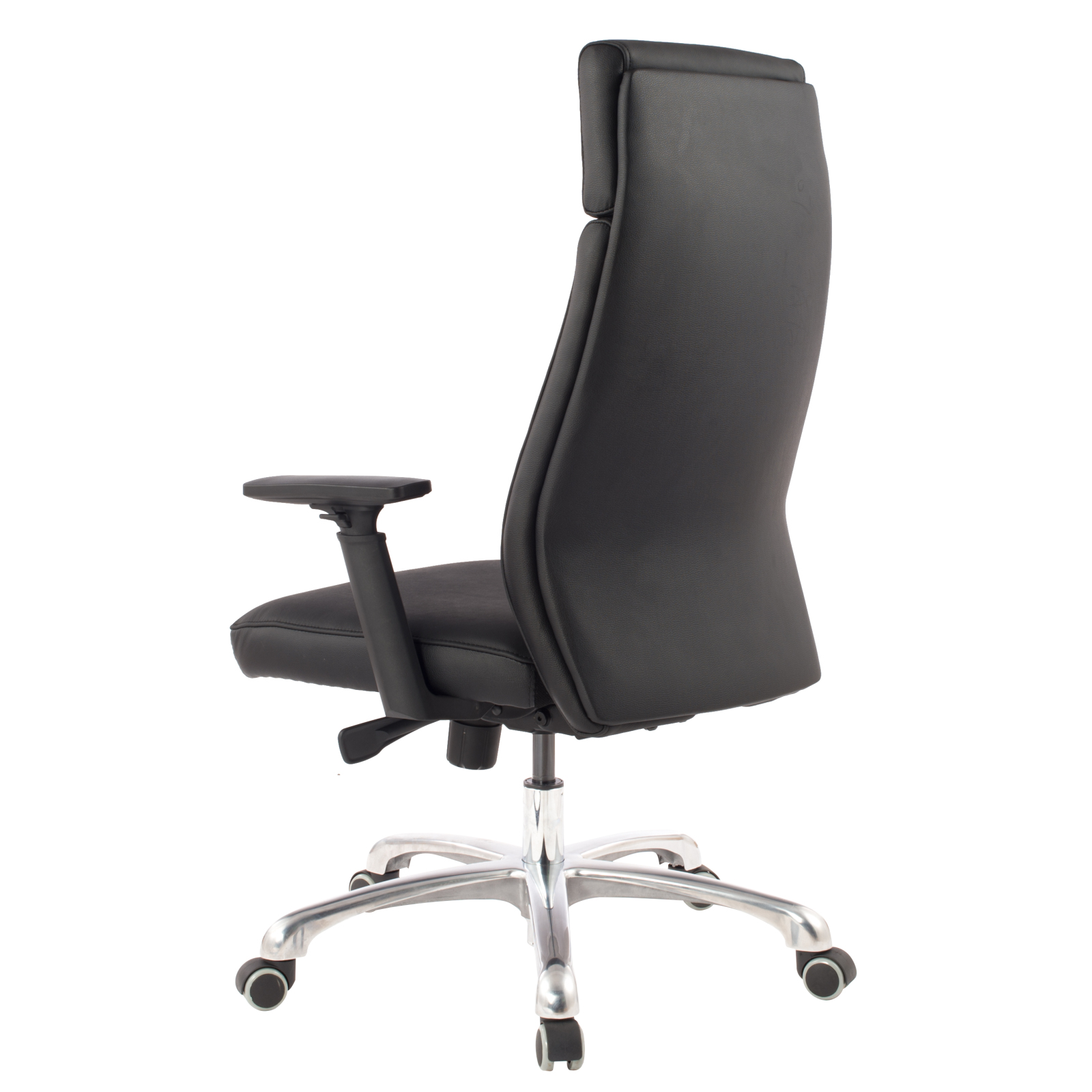 Bürostuhl - schwarz - Leder