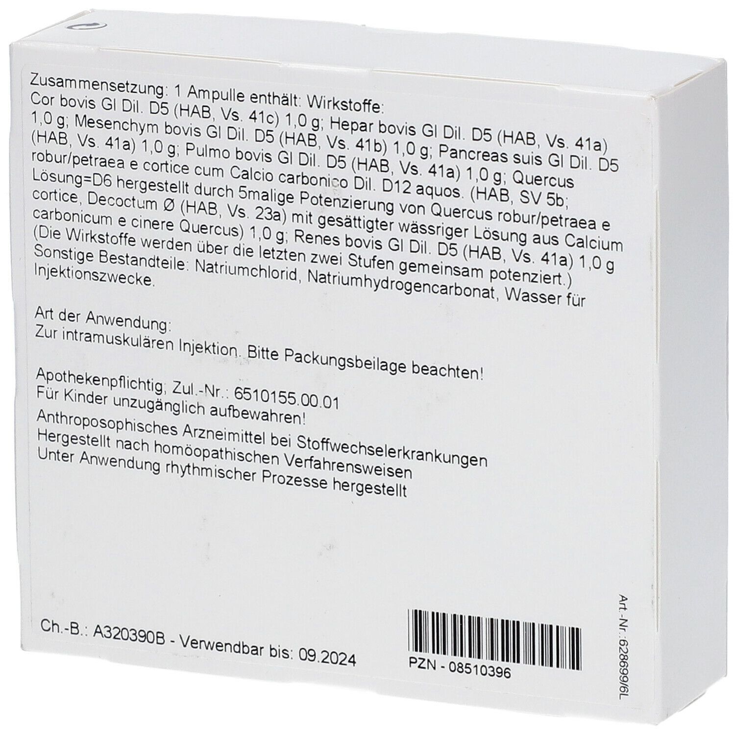 WALA® MESENCHYM/ Calcium Carb. Comp. Amp.