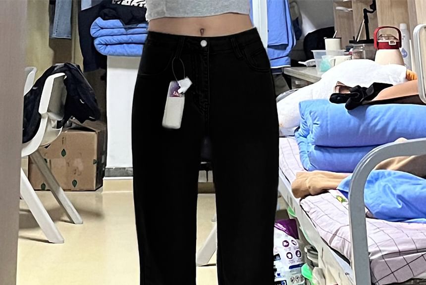 Girliepairs - Mid Rise Flared Jeans
