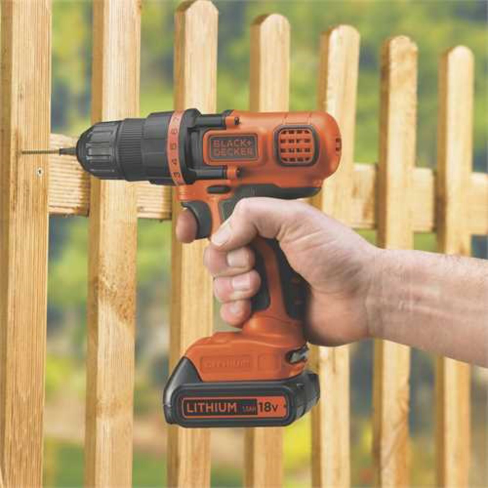 BLACK+DECKER Bohrschrauber Akku-Bohrschrauber BDCDD18N, 18Volt