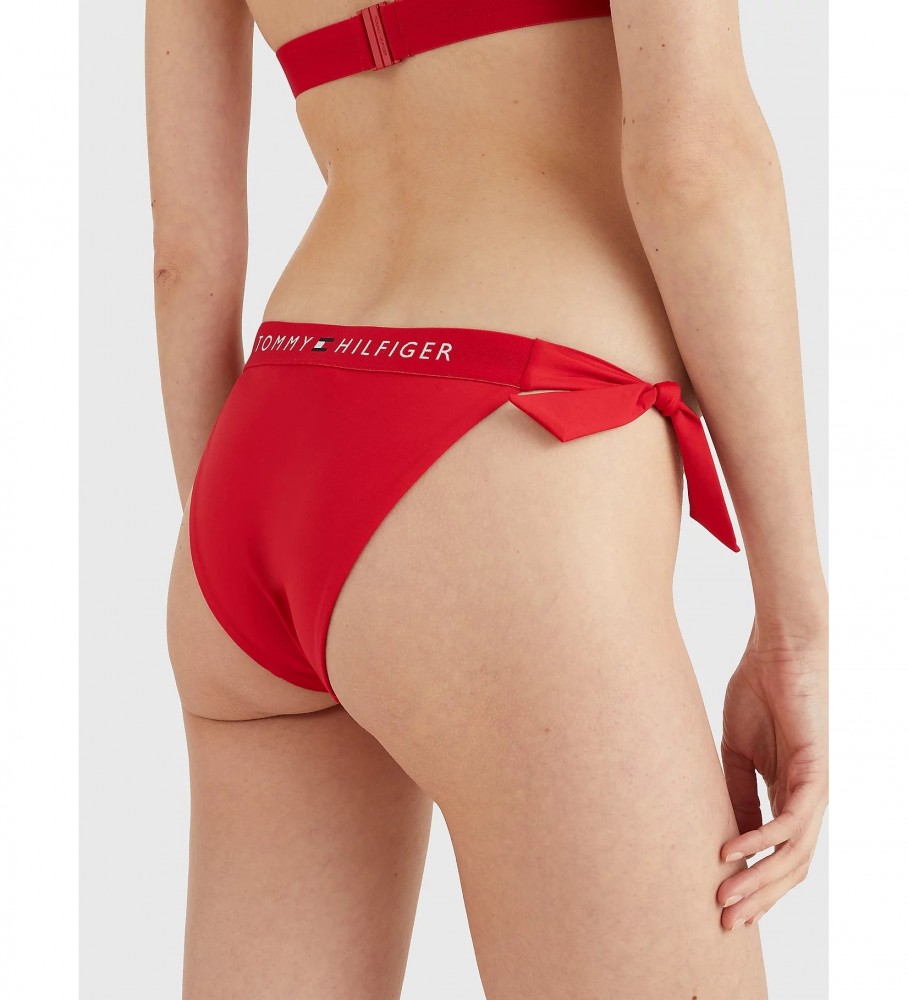 Calcinha biquíni vermelha Vichy da Tommy Hilfiger