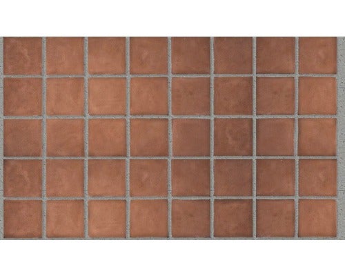 Terracotta wand- en vloertegel Cornwall rood, 150x150x18 mm