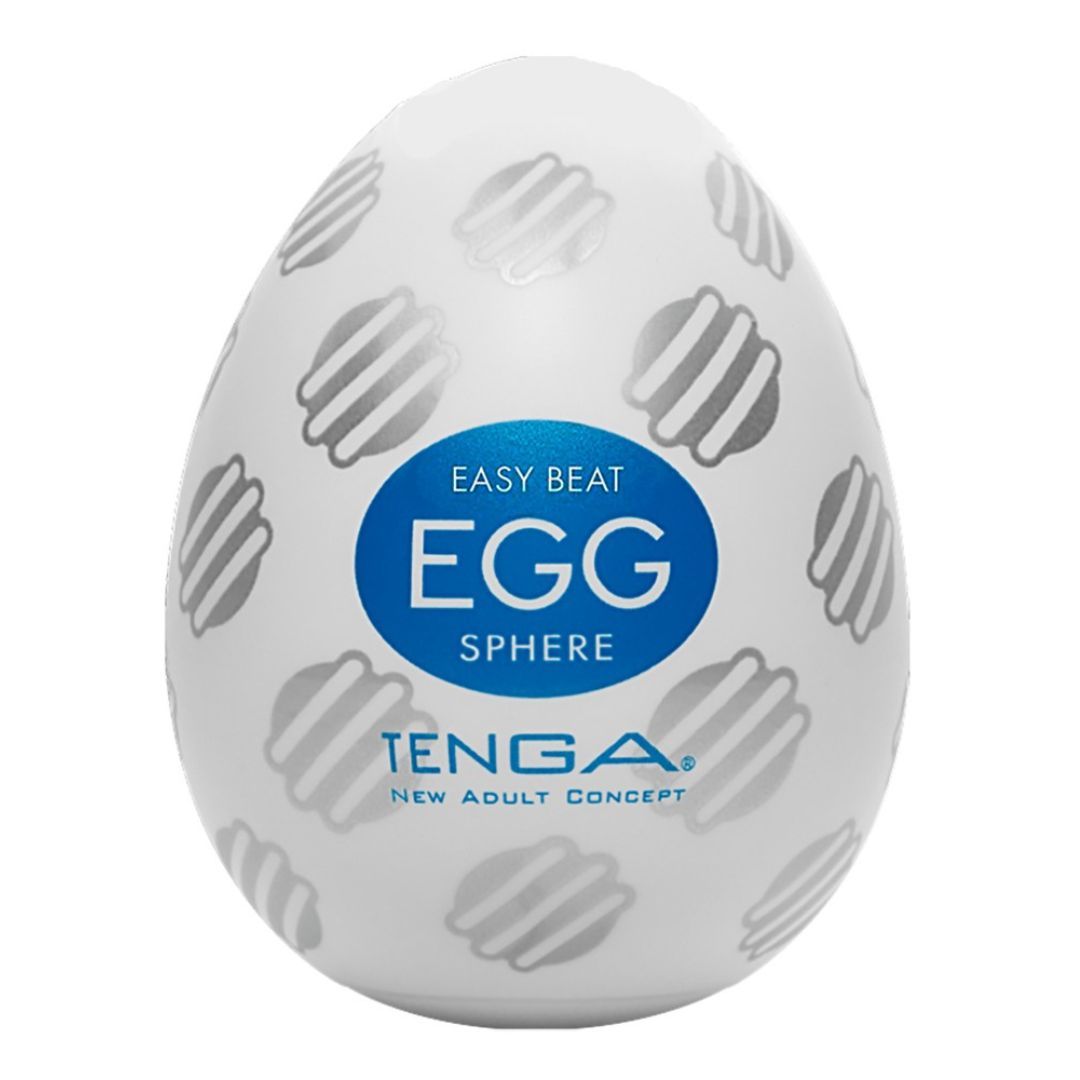 Tenga Ei Masturbator „Egg Sphere“ mit Rillenkugel-Struktur