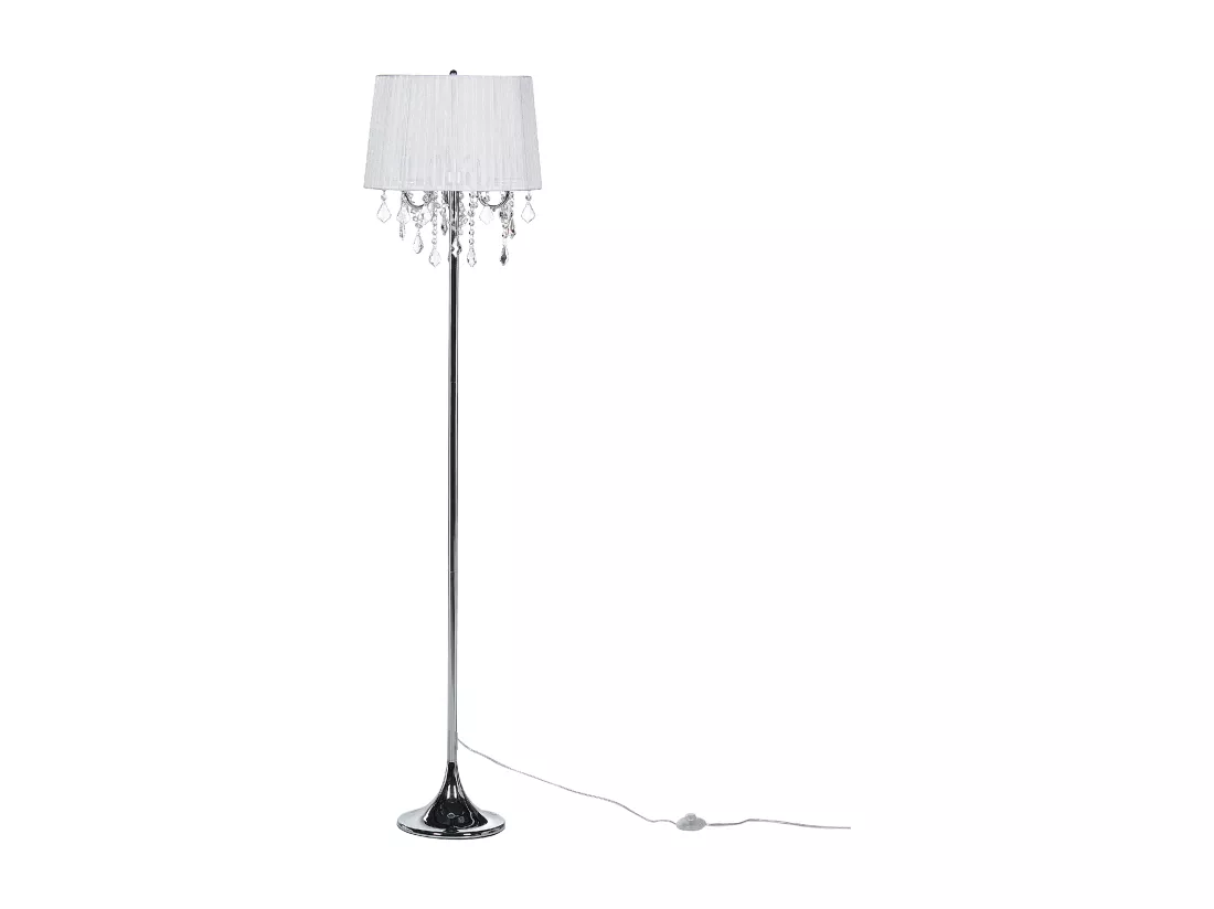 Lampadaire EVANS Métal Blanc