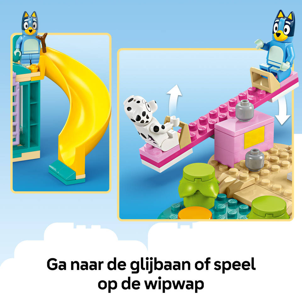 LEGO Bluey Bluey en Chloé in de speeltuin 11201