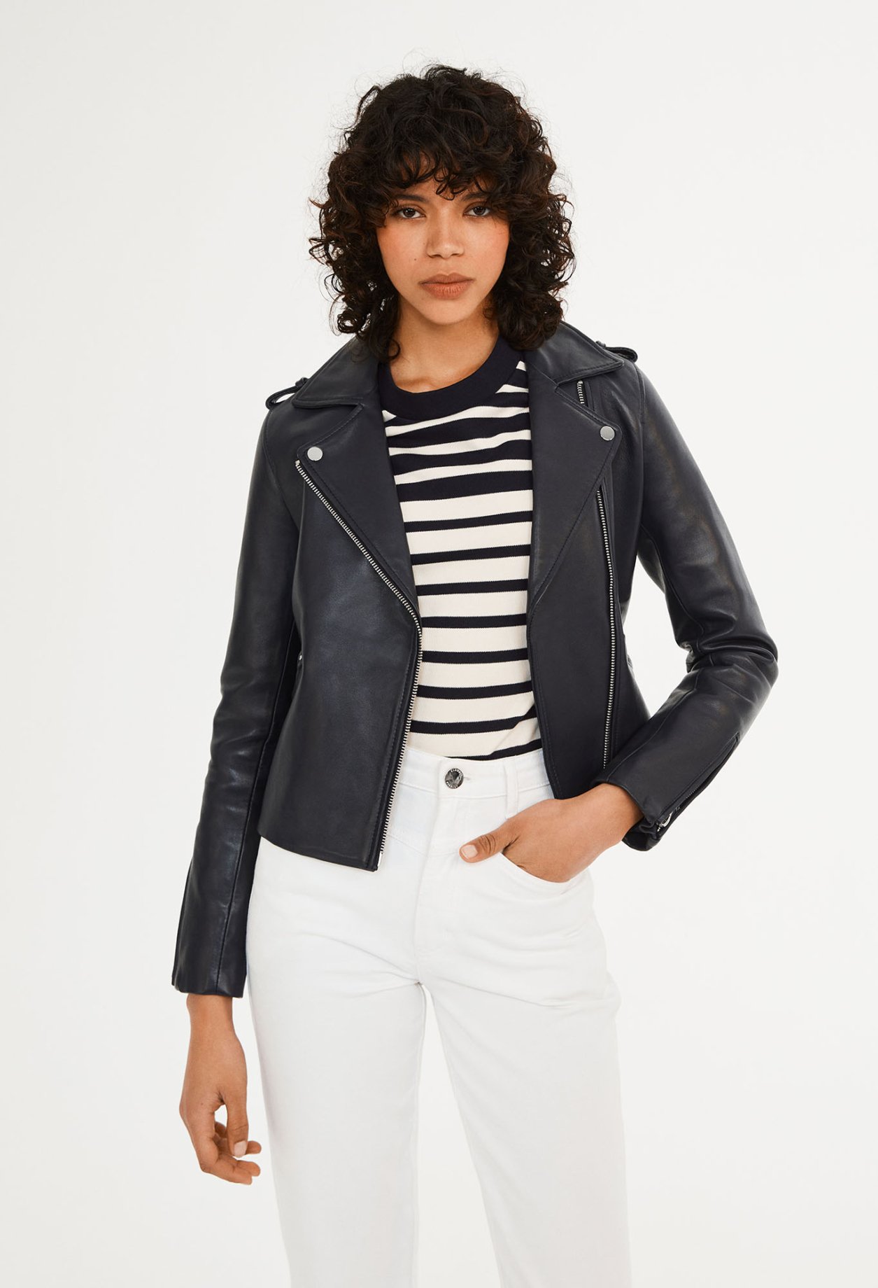 Blouson en cuir