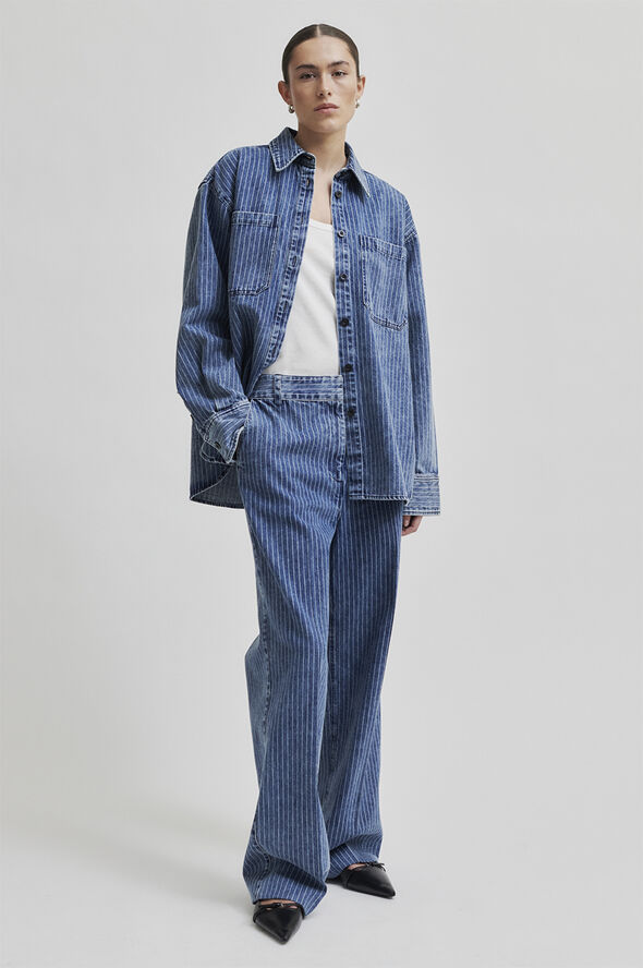 Second Female Tennessee Trousers Blue denim