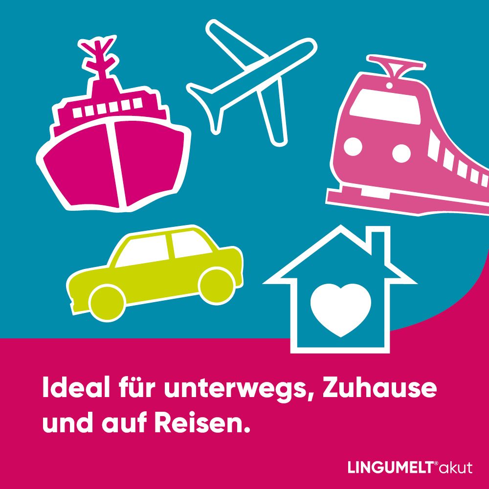 LINGUMELT akut Lyophilisate stoppt schnell akuten Durchfall