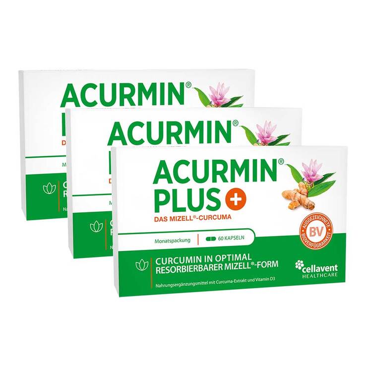Acurmin Plus Das Mizell-Curcuma Weichkapseln, 180 St