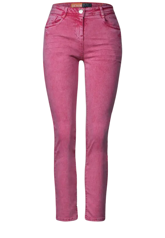 Slim Fit Color Jeans - pink sorbet