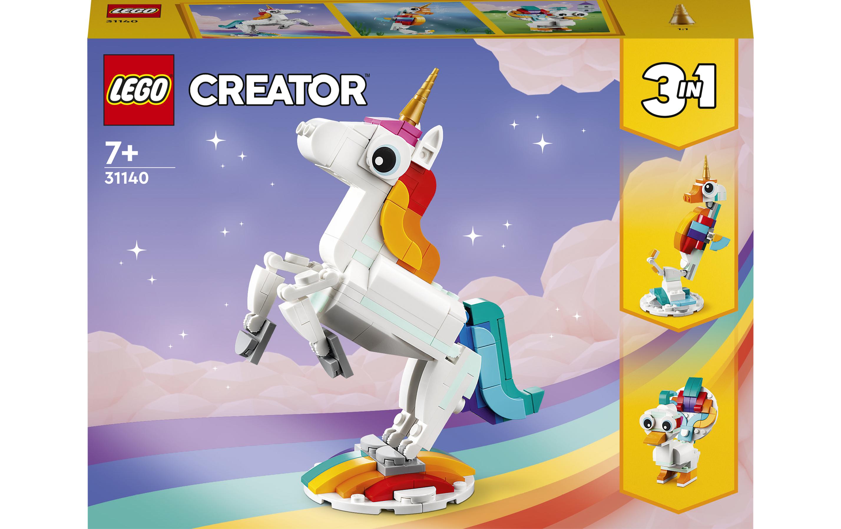 Creator Magisches Einhorn 311403 mythische Tiere in 1 Set