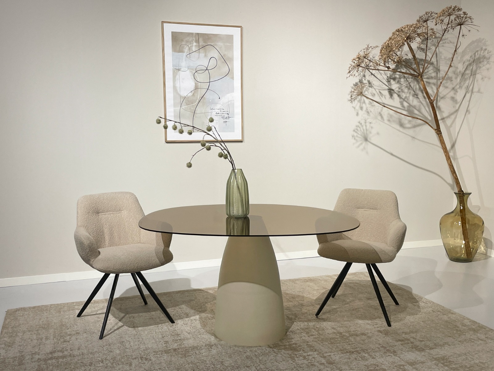 Eettafel organisch Milan