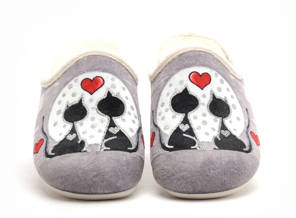 Calzamur cm confort chaussons femme 30444 gris