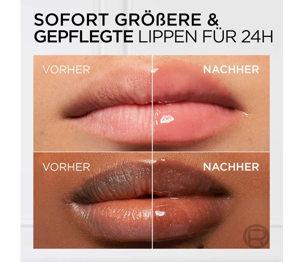 L'ORÉAL PARIS Plump Ambition Hyaluron Lip Oil101 Cristal Clear