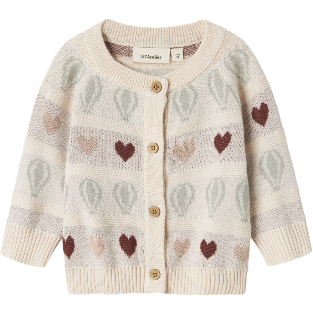 Køb Lil'Atelier Pastel Parchment Nbflamai Kny Ls Strik Card Lil