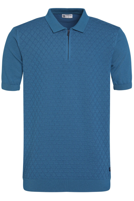 Gabbiano blauwe heren polo