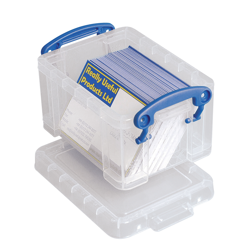 Really Useful Box Aufbewahrungsbox, 0.3 l, transparent