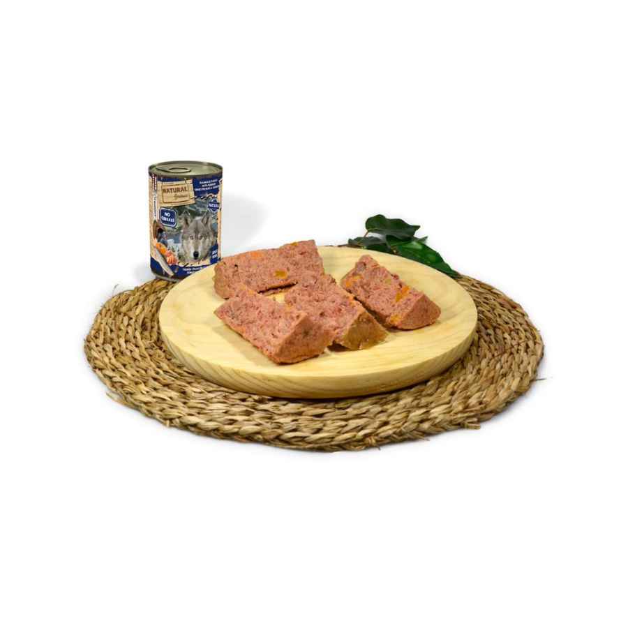 Natural Greatness Salmão e Peru em Lata para Cães