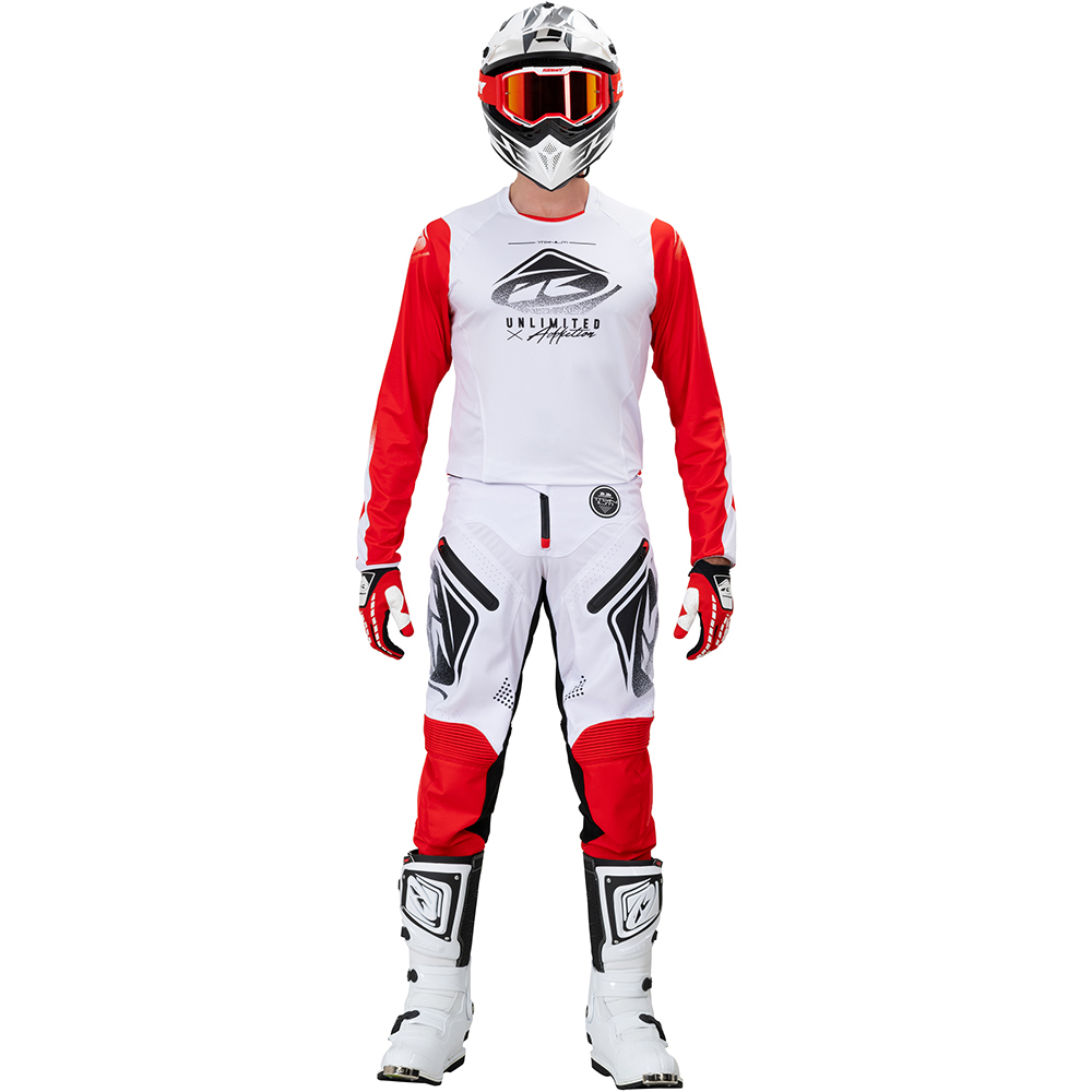Kenny - Maillot Titanium - 2021 Blanc / Rouge