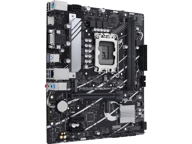 ASUS Mainboard PRIME B760M-K D4 Micro-ATX-Motherboard mit B760 Chipsatz