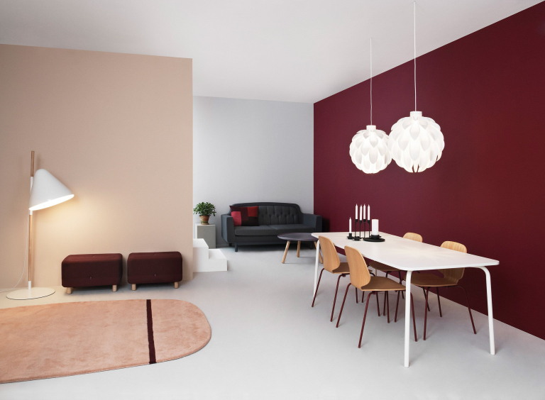 Normann Copenhagen Oona vloerkleed small grijs 200x90