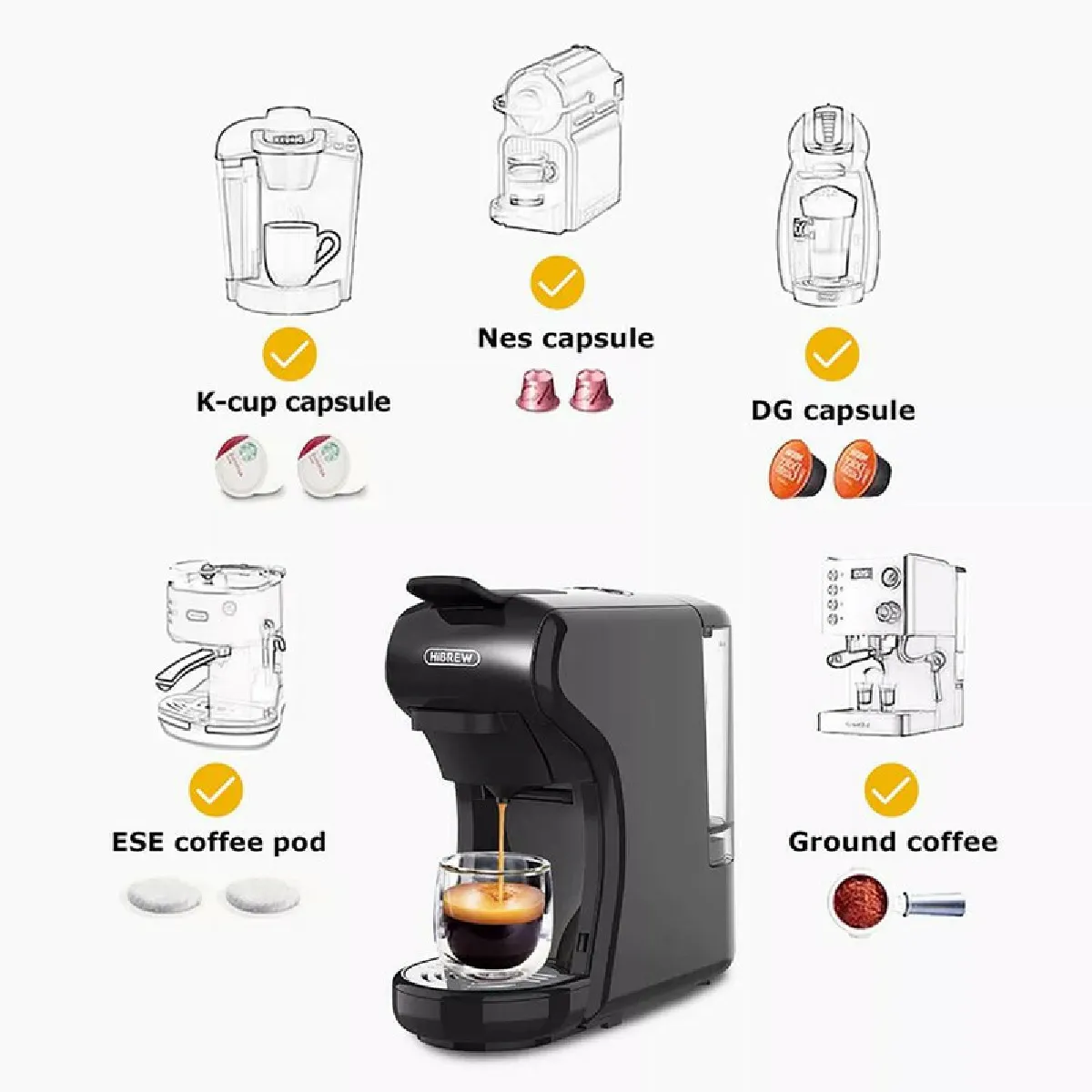 HiBREW H1A - Noir