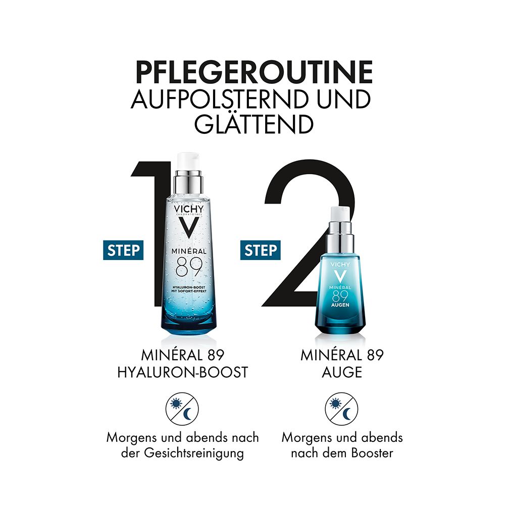 Vichy Minéral 89 Augen + Mineral 89 72h Cream 15ml GRATIS
