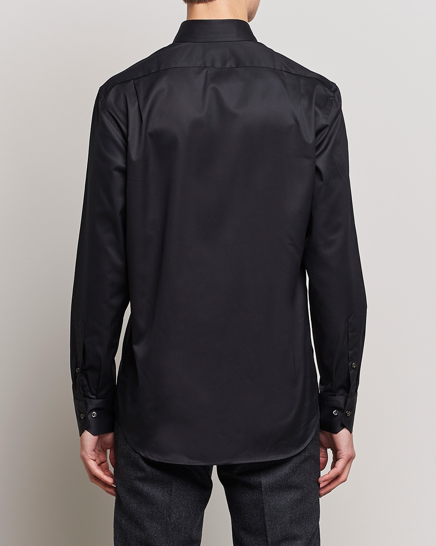 Stenströms Fitted Body Shirt Black