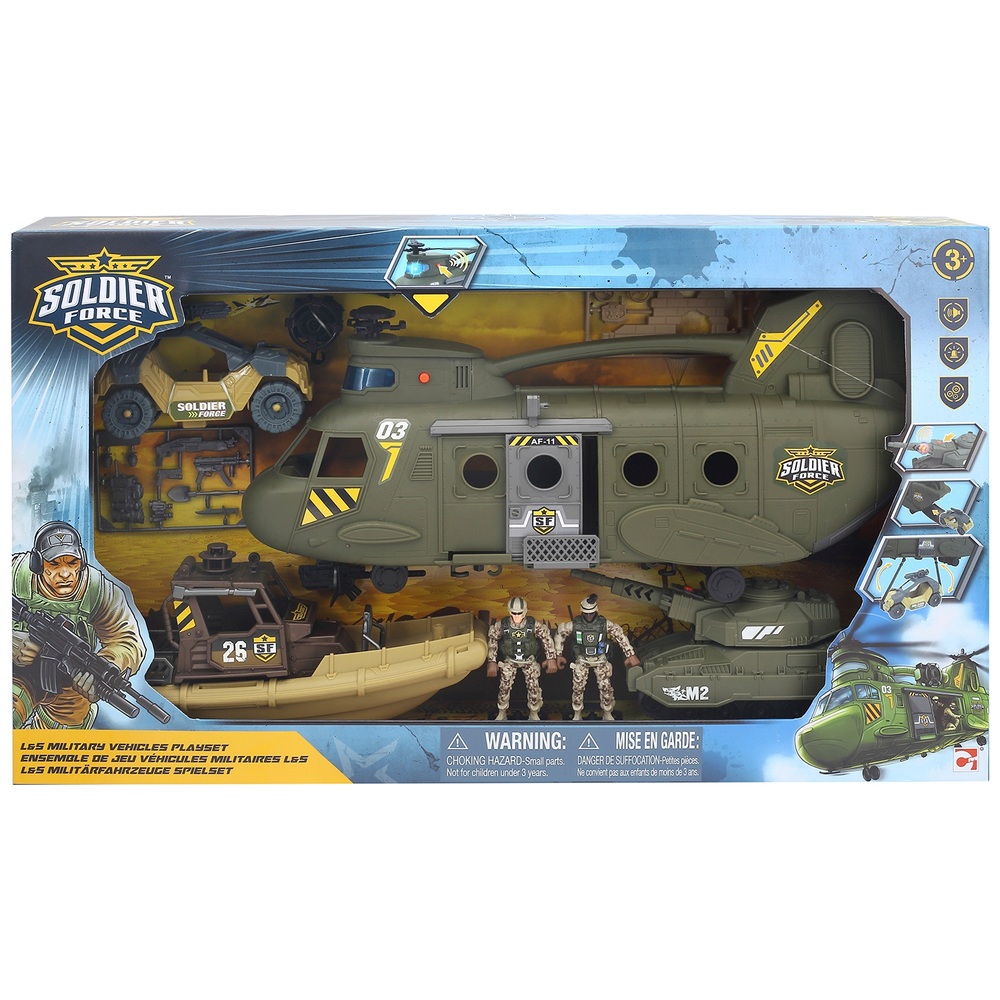 Soldier Force Militärfahrzeuge Spielset