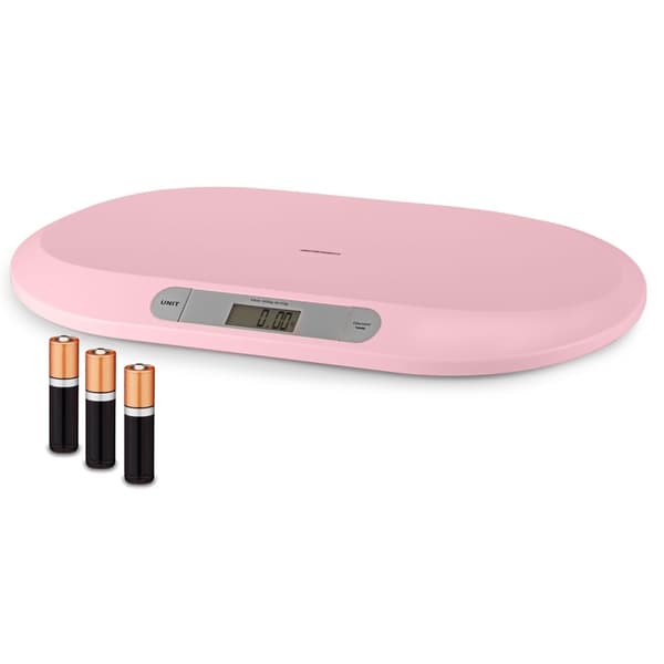 Elektronisk babyvekt BW-144, rosa